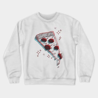 3 Dimensional Pizza Crewneck Sweatshirt